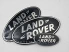 DISCOVERY 3 BLACK & CHROME SUPERCHARGED STEERING WHEEL, GRILL & REAR BADGE PAIR